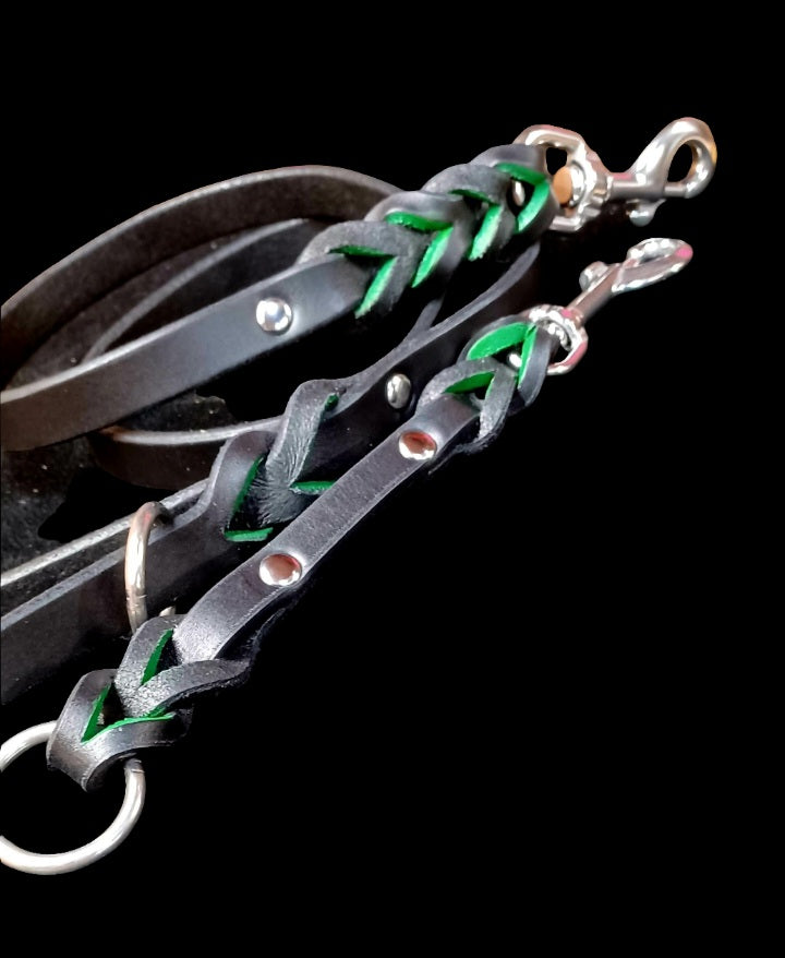 4' × 5/8" leash and training tab set