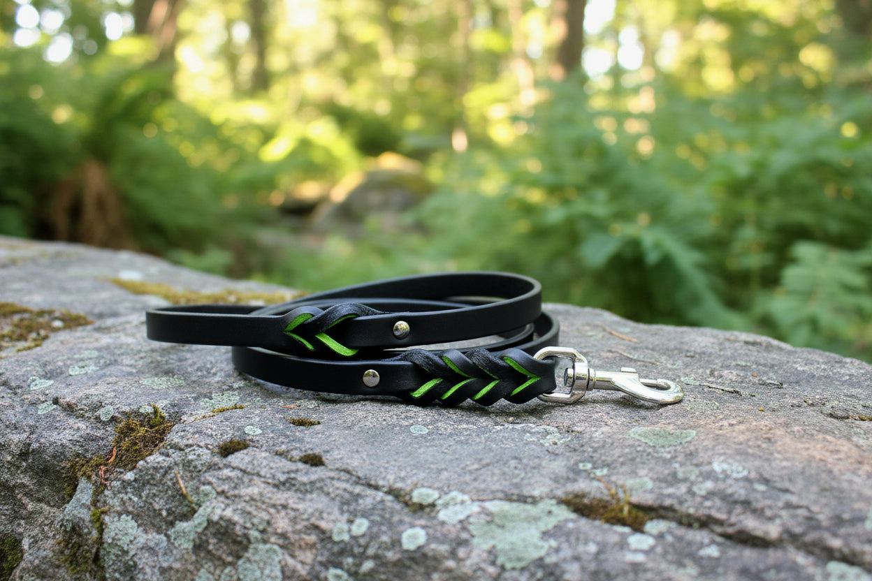English bridle leather leash