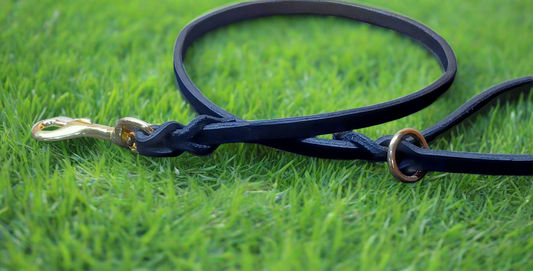 3' × 3/8" black leash