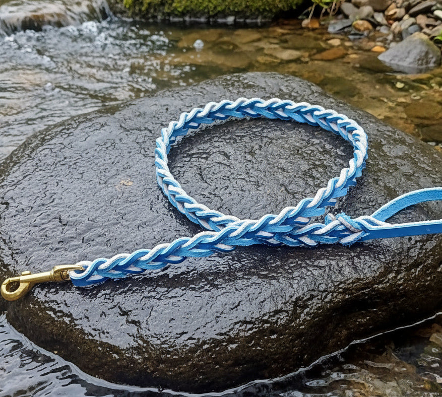 Slot braided leash