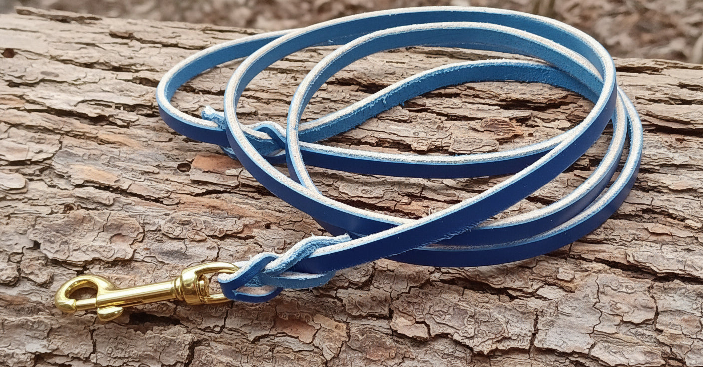 Skinny  braided  leash