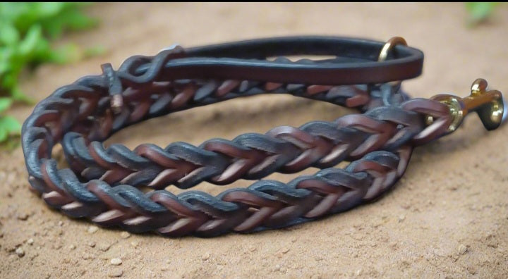 Slot braided leash