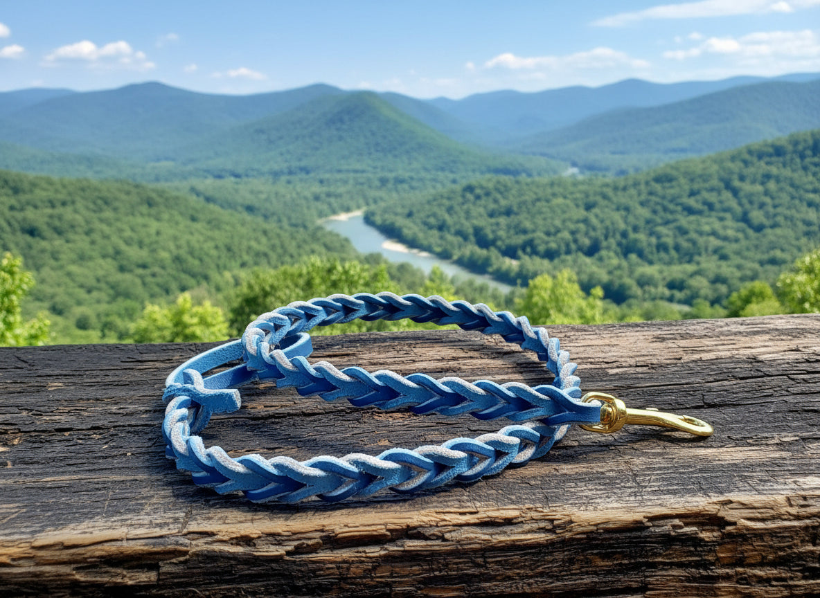Slot braided leash